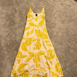 MIDI dress tropical print